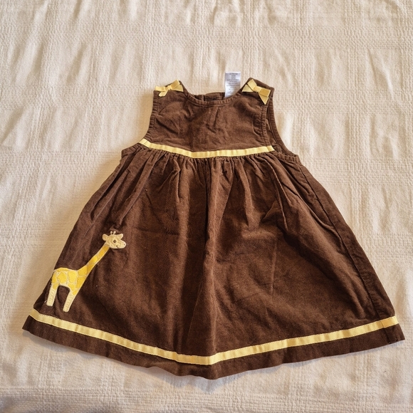 Gymboree Other - Gymboree girls size 12-18 months Baby Giraffe line jumper corduroy VGUC
